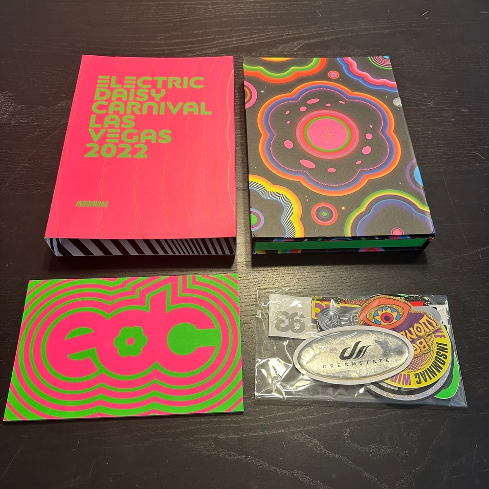 EDC Las Vegas 2022 Swag Boxes Electric Daisy Carnival No Tickets/Wristbands